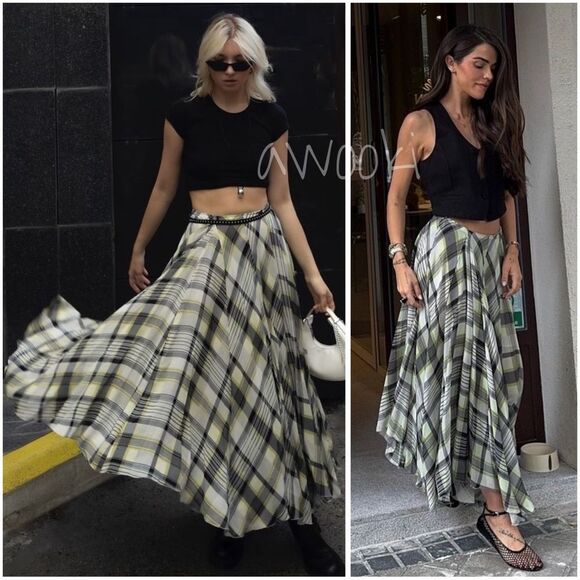 Zara Dresses & Skirts - ZARA PRINTED MIDI SKIRT ZW COLLECTION RRP $160